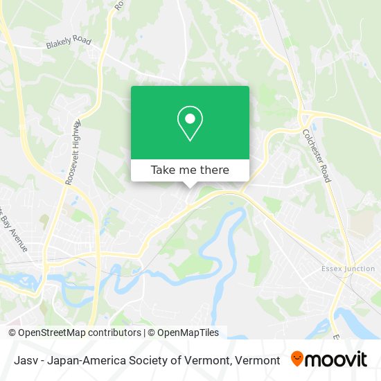 Jasv - Japan-America Society of Vermont map