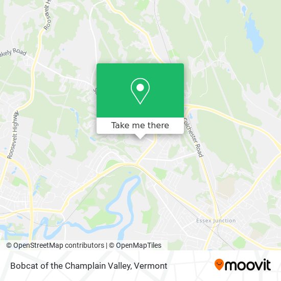 Bobcat of the Champlain Valley map
