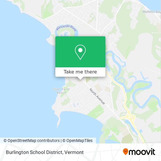 Mapa de Burlington School District