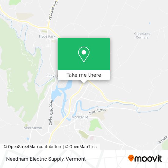 Mapa de Needham Electric Supply