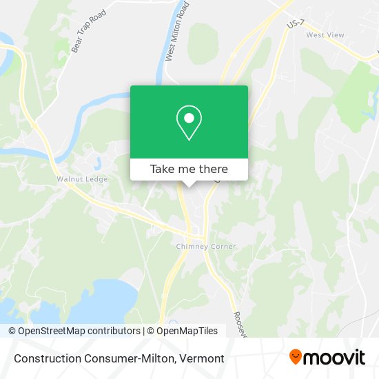 Construction Consumer-Milton map