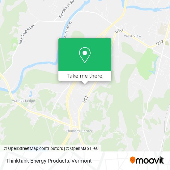 Thinktank Energy Products map