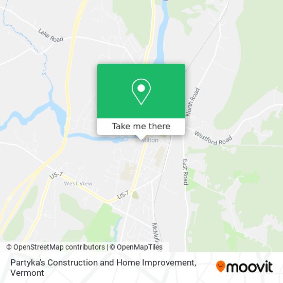 Partyka's Construction and Home Improvement map
