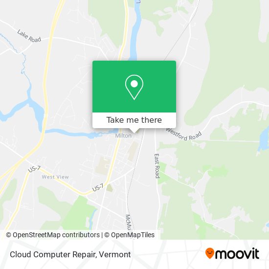 Mapa de Cloud Computer Repair