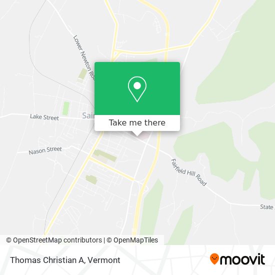 Mapa de Thomas Christian A
