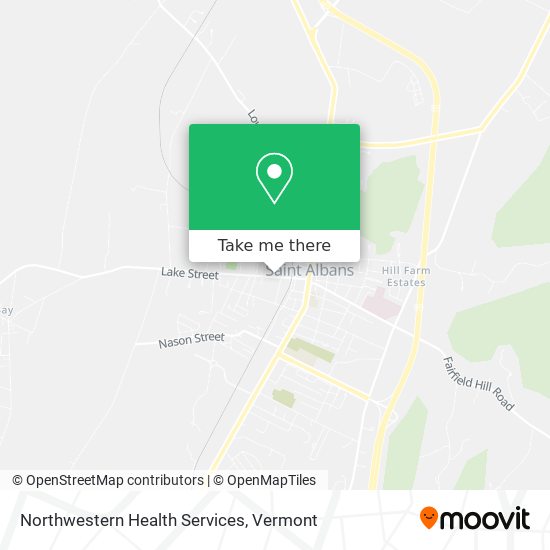 Mapa de Northwestern Health Services