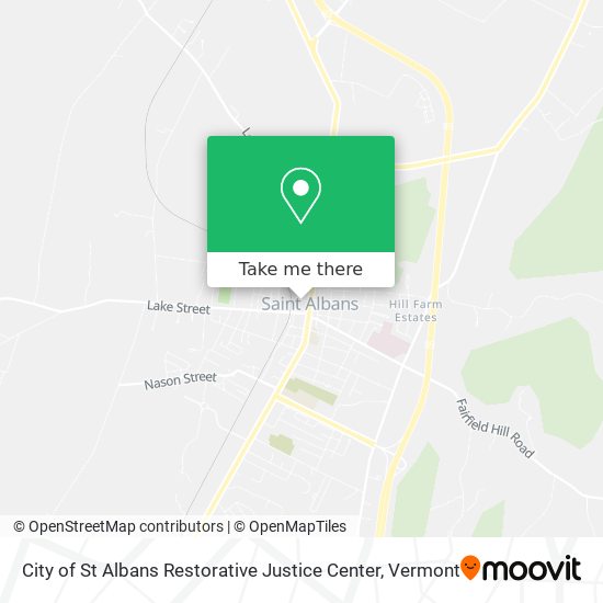 City of St Albans Restorative Justice Center map