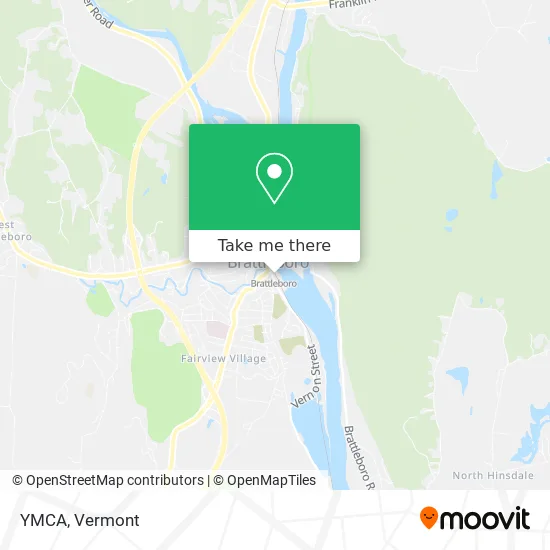 YMCA map