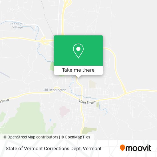 Mapa de State of Vermont Corrections Dept
