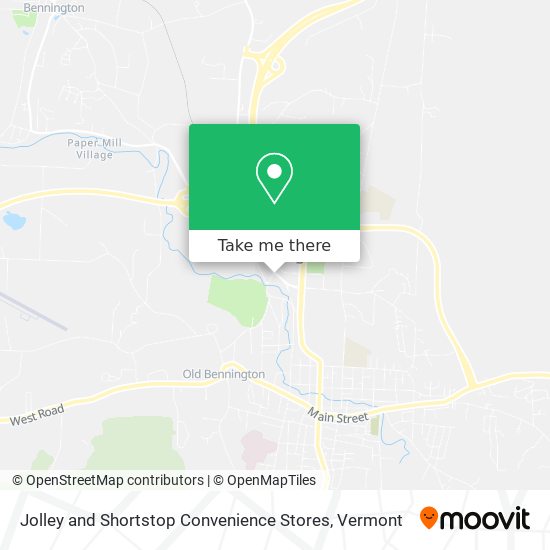 Jolley and Shortstop Convenience Stores map