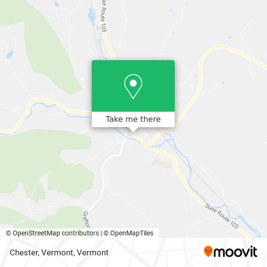Chester, Vermont map