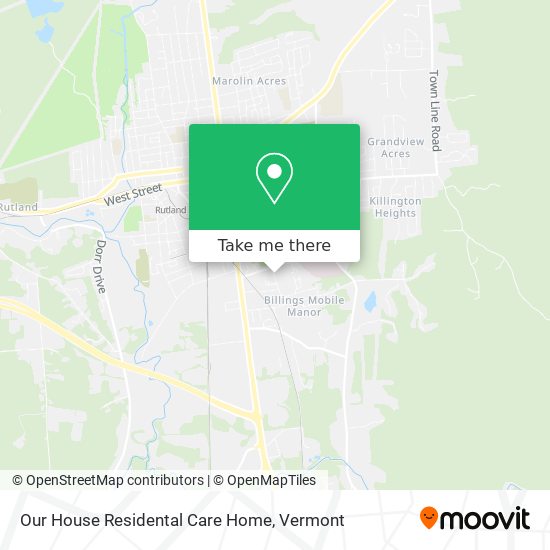 Our House Residental Care Home map