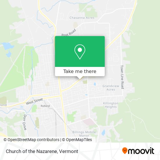 Church of the Nazarene map