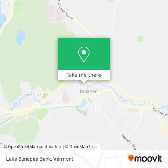 Lake Sunapee Bank map