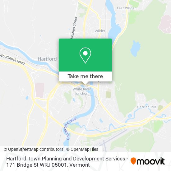 Mapa de Hartford Town Planning and Development Services - 171 Bridge St WRJ 05001