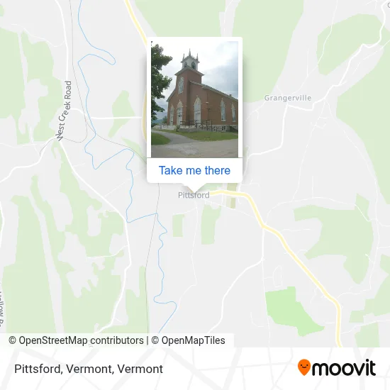 Pittsford, Vermont map