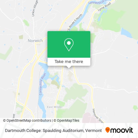 Dartmouth College: Spaulding Auditorium map