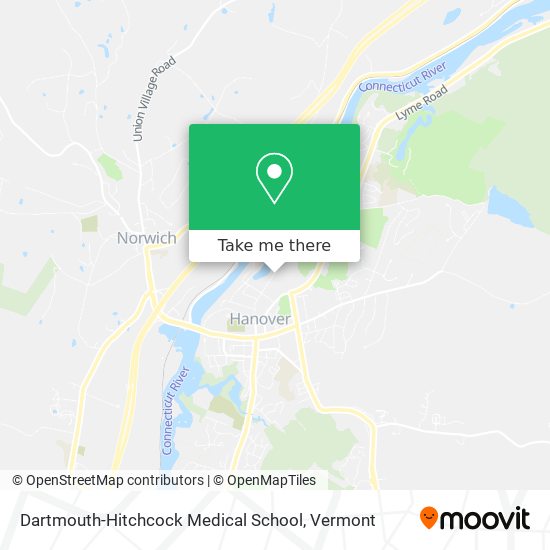 Mapa de Dartmouth-Hitchcock Medical School