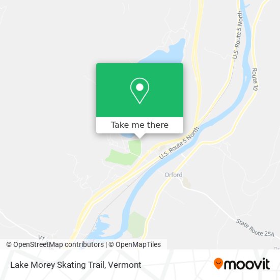 Mapa de Lake Morey Skating Trail