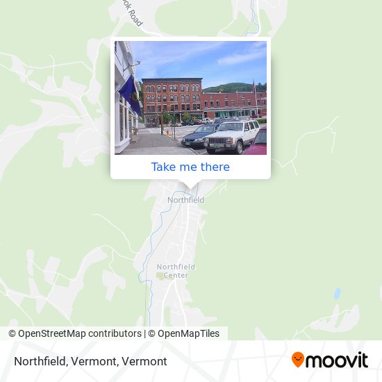 Northfield, Vermont map