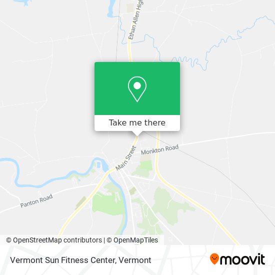 Mapa de Vermont Sun Fitness Center