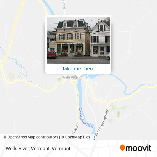 Wells River, Vermont map