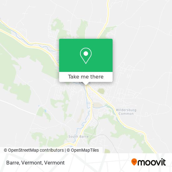 Barre, Vermont map