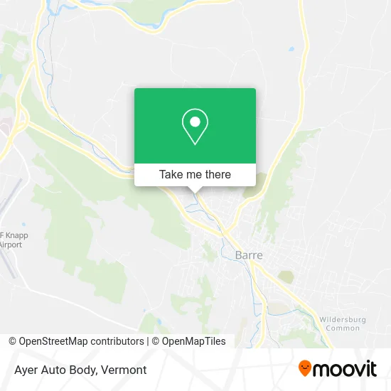 Ayer Auto Body map