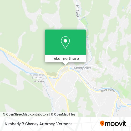 Kimberly B Cheney Attorney map