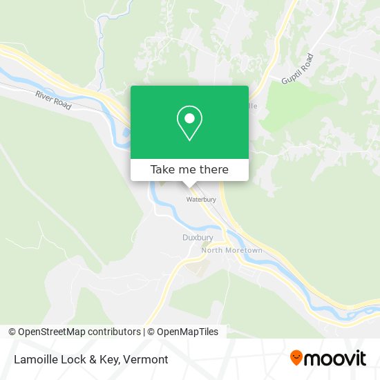 Lamoille Lock & Key map