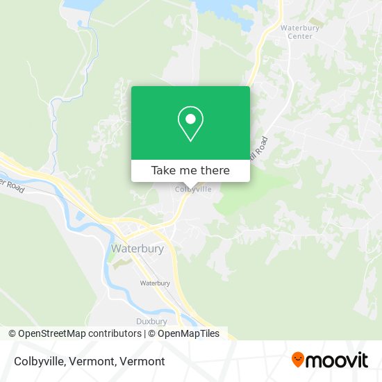 Mapa de Colbyville, Vermont