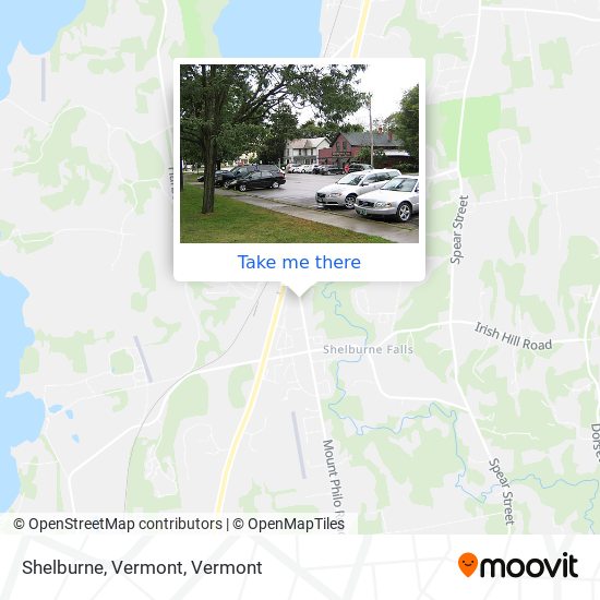 Mapa de Shelburne, Vermont