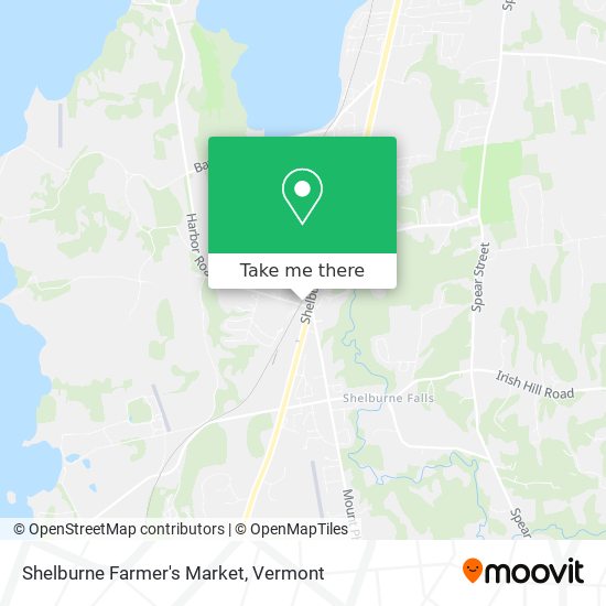 Shelburne Farmer's Market map