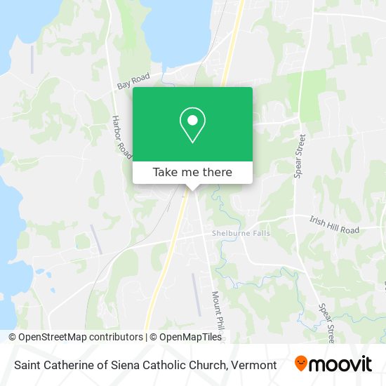 Saint Catherine of Siena Catholic Church map