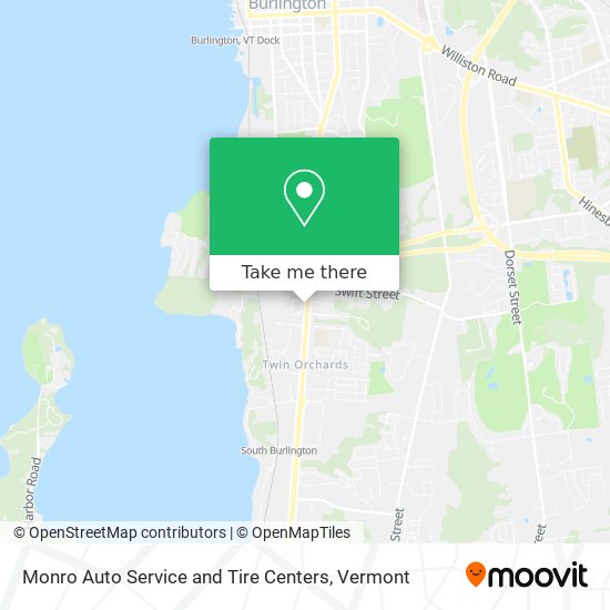 Mapa de Monro Auto Service and Tire Centers