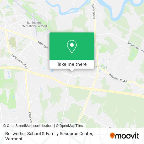 Bellwether School & Family Resource Center map