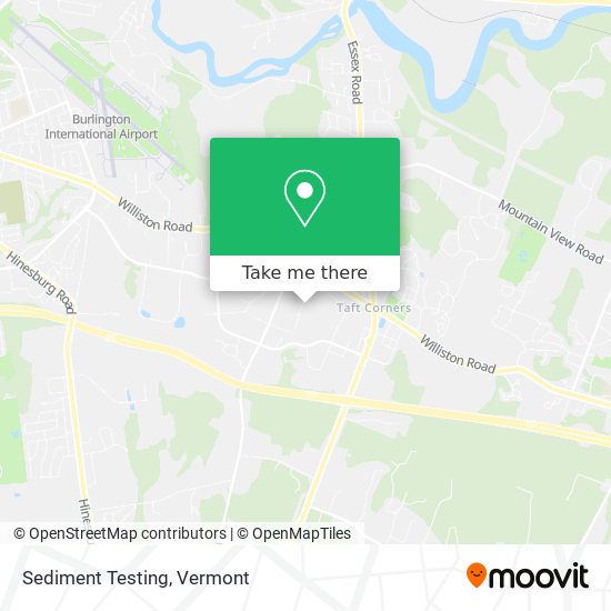 Sediment Testing map