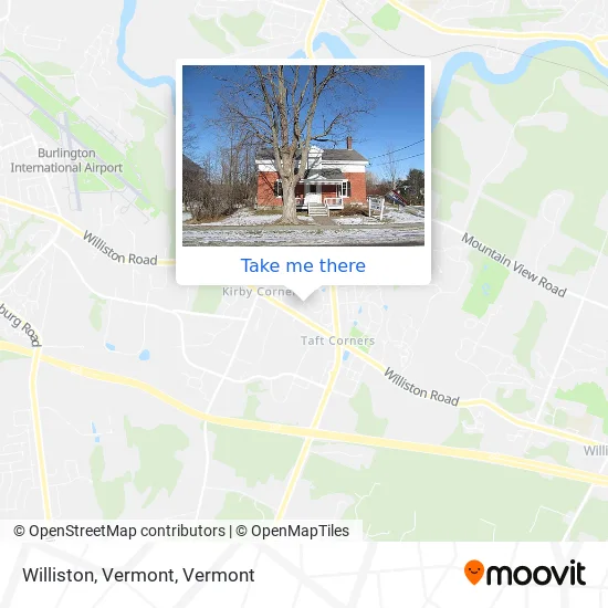 Mapa de Williston, Vermont