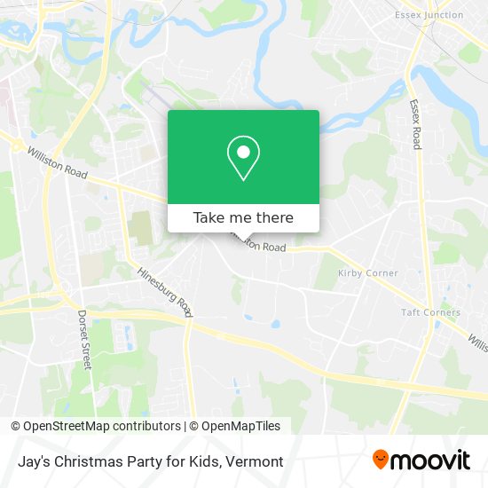 Jay's Christmas Party for Kids map