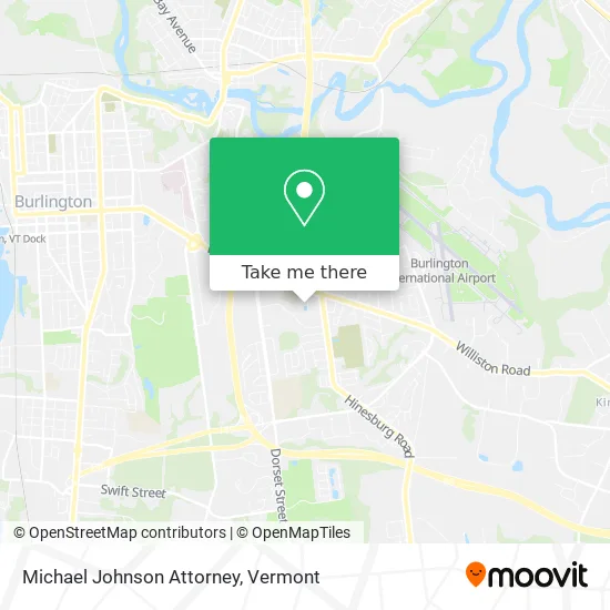 Michael Johnson Attorney map