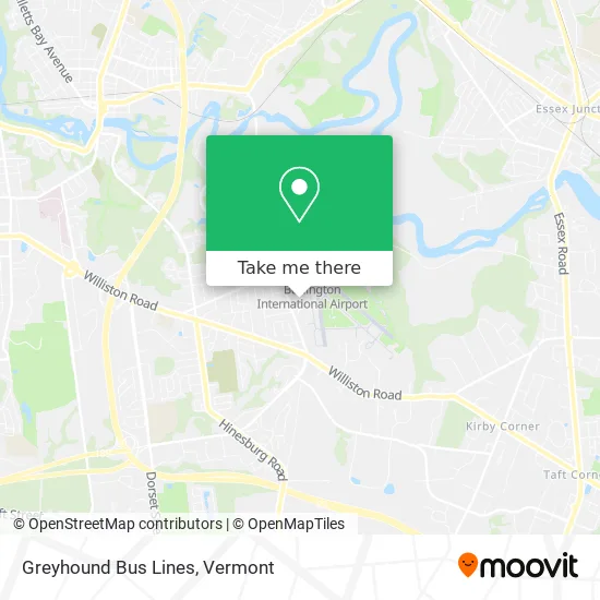 Greyhound Bus Lines map