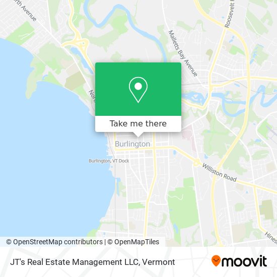 Mapa de JT's Real Estate Management LLC