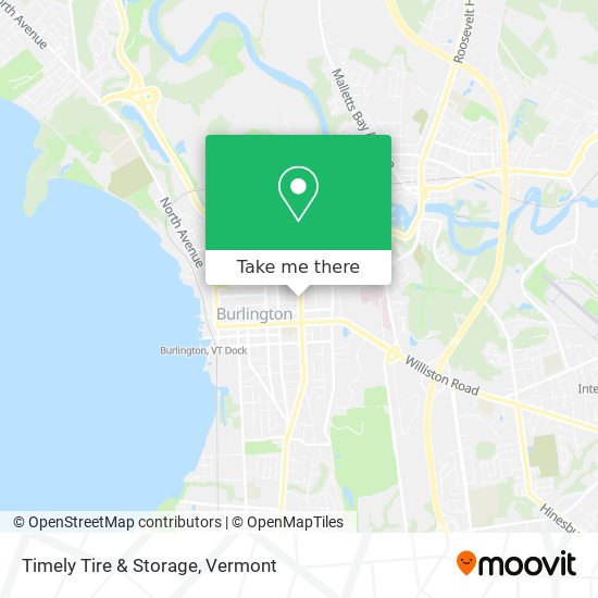 Timely Tire & Storage map