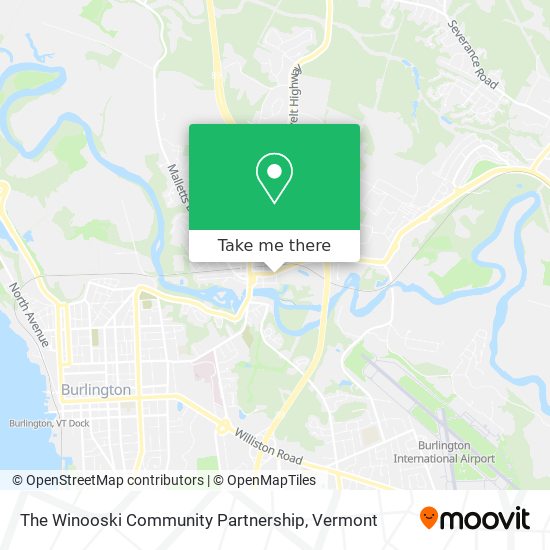 The Winooski Community Partnership map