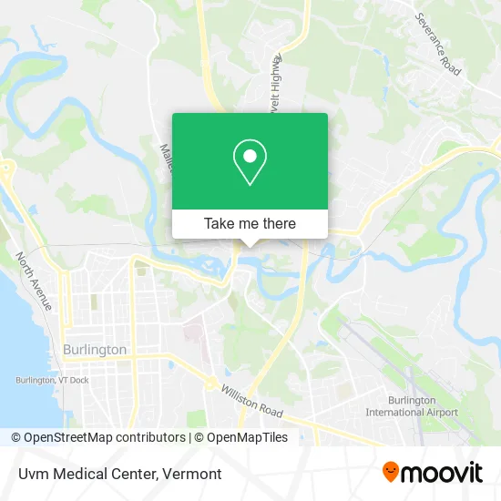 Uvm Medical Center map