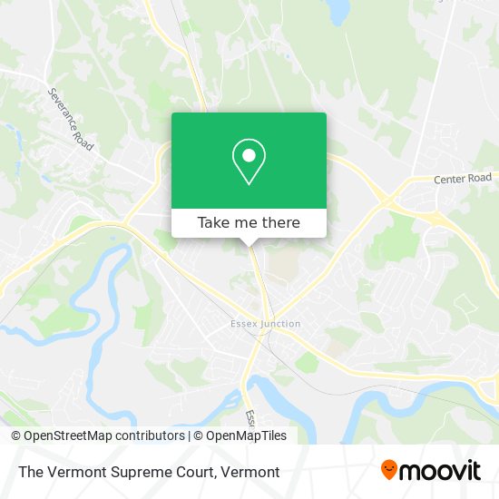 Mapa de The Vermont Supreme Court
