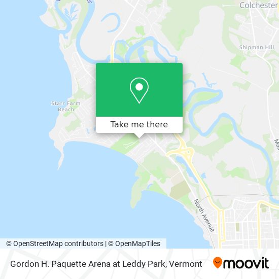Mapa de Gordon H. Paquette Arena at Leddy Park