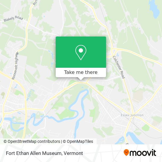 Mapa de Fort Ethan Allen Museum