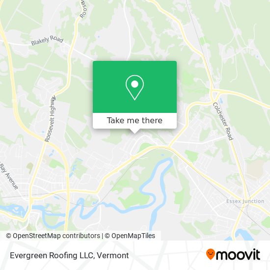 Mapa de Evergreen Roofing LLC