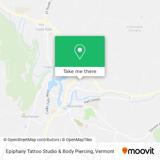 Epiphany Tattoo Studio & Body Piercing map